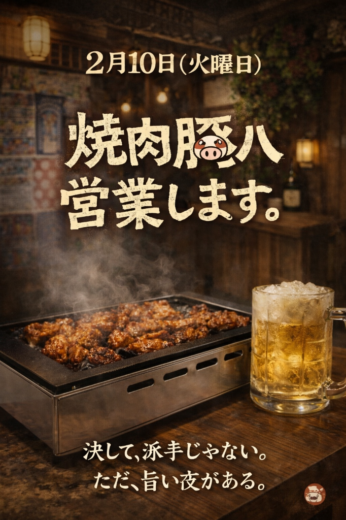 2月10日（火） 定休日ですが営業します。